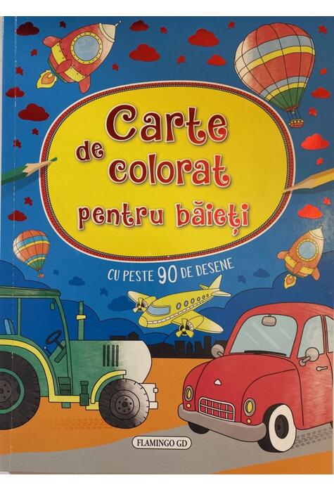 Copertă produs Carte de colorat pentru băieți