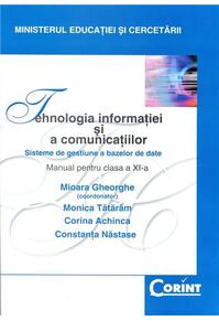 Copertă produs Tehnologia informaţiei şi a comunicaţiilor (TIC)- Manual pentru clasa a XI-a