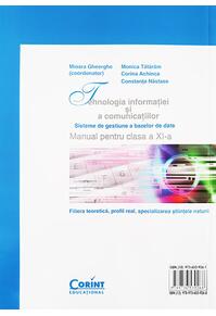Copertă produs Tehnologia informaţiei şi a comunicaţiilor (TIC)- Manual pentru clasa a XI-a