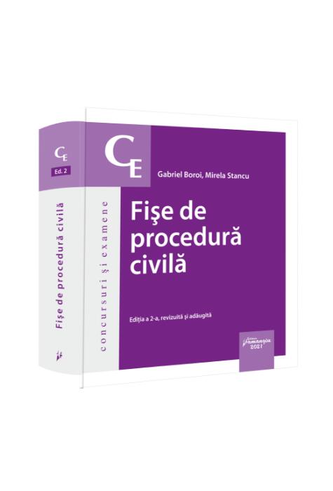 Copertă produs Fișe de procedură civilă