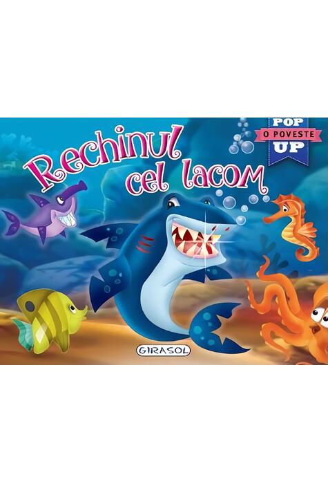 Copertă produs Rechinul cel lacom. Cărți pop-up