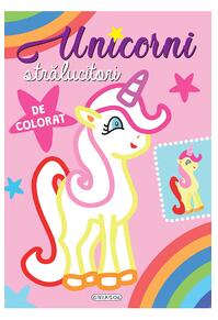 Copertă produs Unicorni strălucitori de colorat (Roz)