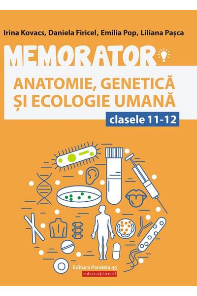 Memorator de anatomie, genetică și ecologie umană pentru clasele XI-XII