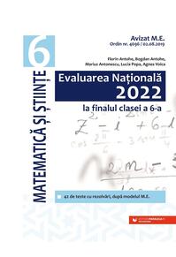 Copertă produs Evaluarea Națională 2022 la finalul clasei a VI-a. Matematică și Științe