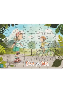 Copertă produs Ema și Eric &icirc;n parc: Puzzle