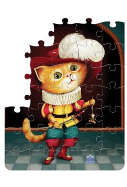 Copertă produs Motanul &Icirc;ncălțat: Puzzle
