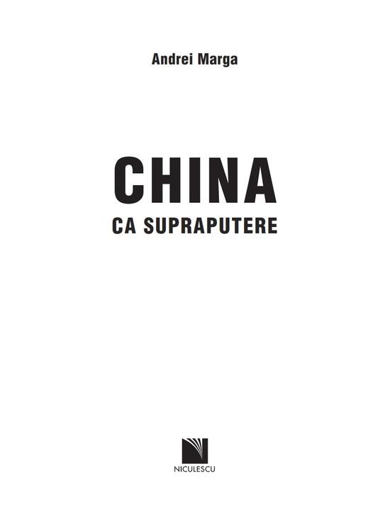 Copertă produs China ca supraputere - gallery big 3