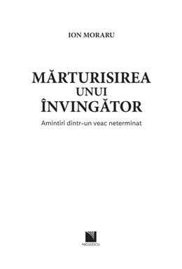 Copertă produs Mărturisirea unui &icirc;nvingător. Amintiri dintr-un veac neterminat