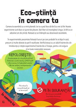 Copertă produs Experimente ecologice pentru acasă. Descoperă ştiinţa din viaţa de zi cu zi