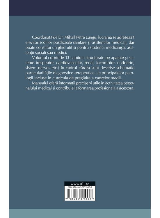 Copertă produs Manual de medicină internă pentru școlile sanitare postliceale și asistenți medicali - gallery big 2