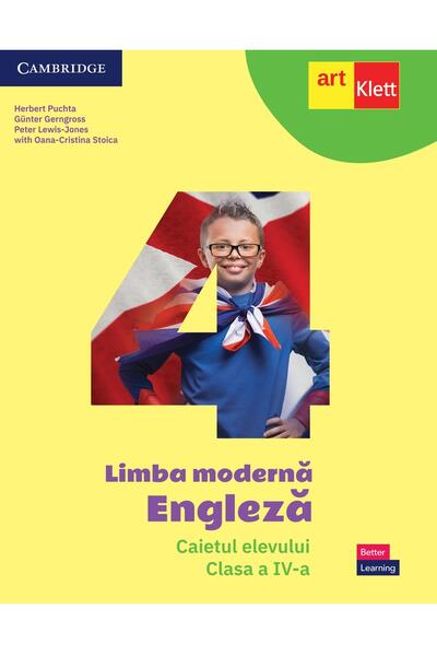 Limba modernă Engleză. Caietul elevului + CD audio. Clasa a IV-a