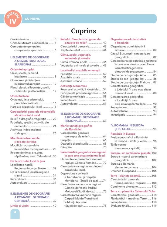 Copertă produs Geografie. Manual pentru clasa a IV-a - gallery big 3
