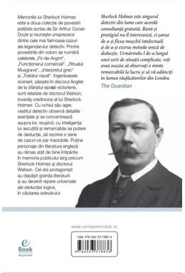 Copertă produs Memoriile lui Sherlock Holmes (Carte pentru toți)