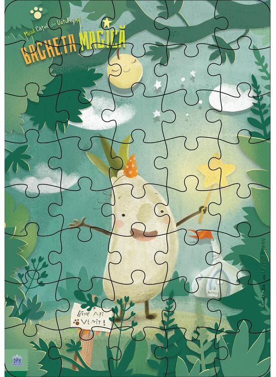 Copertă produs Micul cățel de usturoi și bagheta magică: Puzzle - gallery big 2