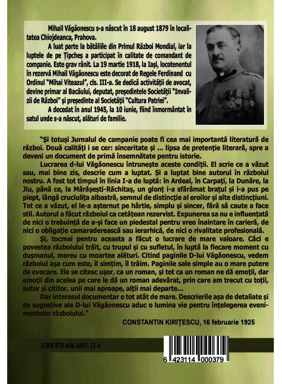 Copertă produs Viața &icirc;n război - &Icirc;nsemnări zilnice de pe front 1916 - 1918 - gallery big 2