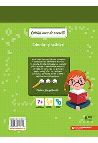 Copertă produs Caietul meu de exerciții. Adunări și scăderi. 7-8 ani