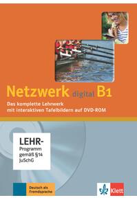 Copertă produs Netzwerk digital B1. Deutsch als Fremdsprache. Lehrwerk digital mit interaktiven Tafelbildern, DVD-ROM