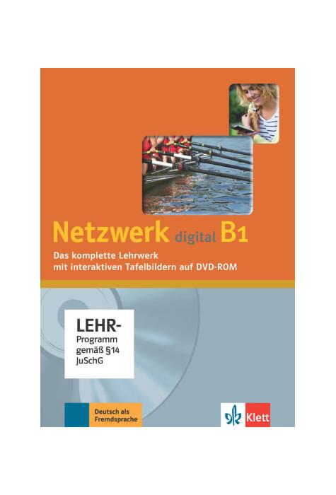 Copertă produs Netzwerk digital B1. Deutsch als Fremdsprache. Lehrwerk digital mit interaktiven Tafelbildern, DVD-ROM