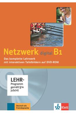 Copertă produs Netzwerk digital B1. Deutsch als Fremdsprache. Lehrwerk digital mit interaktiven Tafelbildern, DVD-ROM