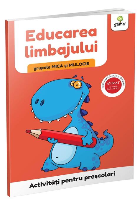 Copertă produs Educarea limbajului - grupele mică și mijlocie