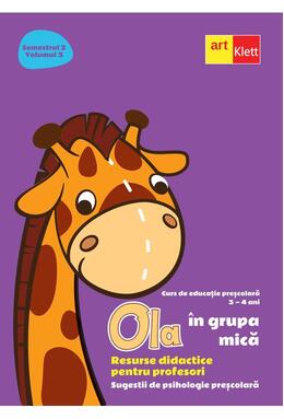 Copertă produs OLA &icirc;n grupa mică. Resurse didactice pentru profesori. Volumul 3 semestrul 2
Sugestii de psihologie preșcolară 3-4 ani