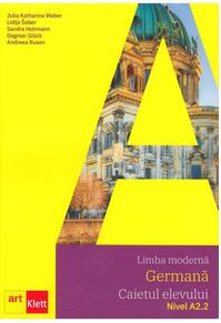 Copertă produs Limba germană. Caietul elevului + CD A2.2 - Clasa VII, Clasa VIII