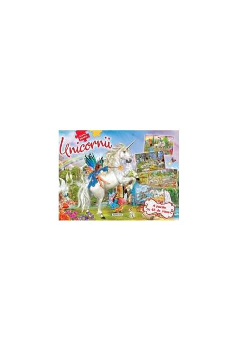 Copertă produs Unicornii - carte puzzle