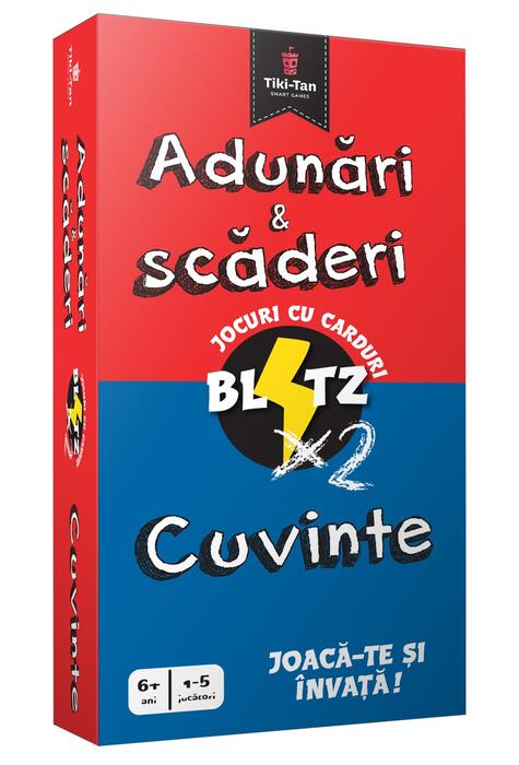 Copertă produs Pachet Blitz. Cuvinte / Adunări și scăderi