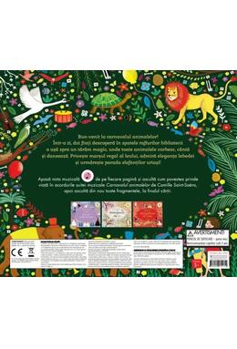 Copertă produs Povești muzicale. Carnavalul animalelor. Carte cu sunete