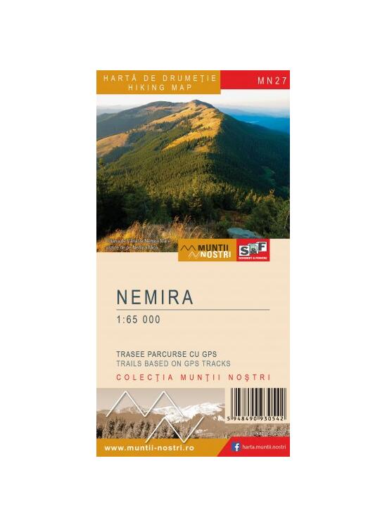 Copertă produs Munții Nemira. Hartă de drumeție - gallery big 1