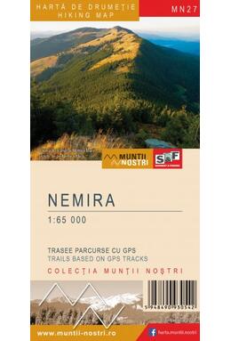 Copertă produs Munții Nemira. Hartă de drumeție