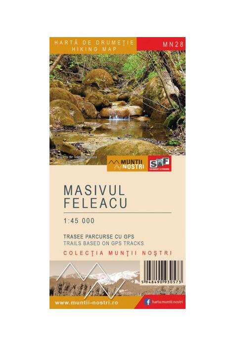 Copertă produs Masivul Feleacu. Hartă de drumeție
