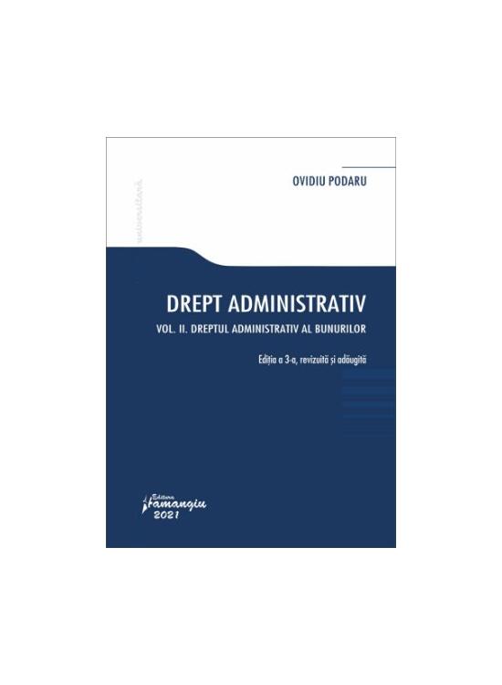 Copertă produs Drept administrativ. Curs universitar. Vol. II. Ediția a 3-a
Dreptul administrativ al bunurilor - gallery big 1