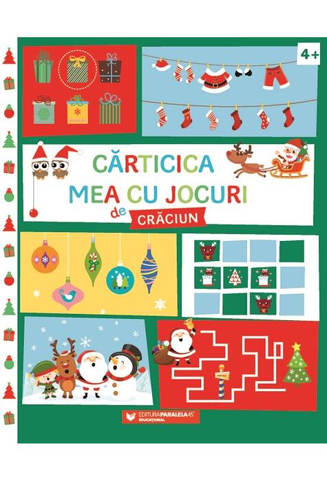 Copertă produs Cărticica mea cu jocuri de Crăciun (4 ani+)