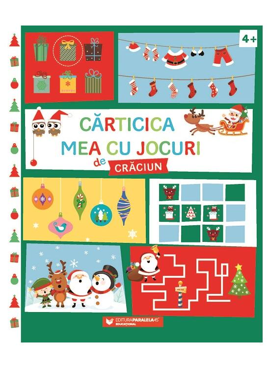 Copertă produs Cărticica mea cu jocuri de Crăciun (4 ani+) - gallery big 1