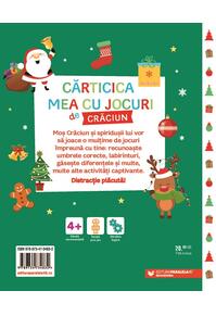 Copertă produs Cărticica mea cu jocuri de Crăciun (4 ani+)