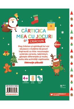Copertă produs Cărticica mea cu jocuri de Crăciun (4 ani+)