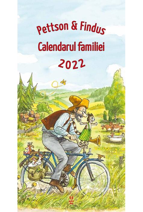 Copertă produs Pettson și Findus. Calendarul familiei 2022