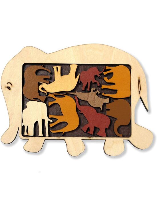 Copertă produs Puzzle Logic Cu Animale Constantin - Elephant Parade - gallery big 1