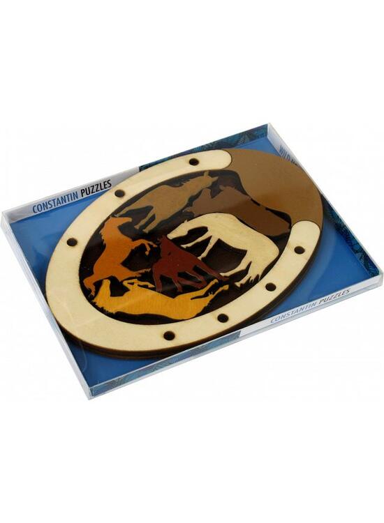 Copertă produs Puzzle Logic Cu Animale Constantin - Wild Horses - gallery big 2