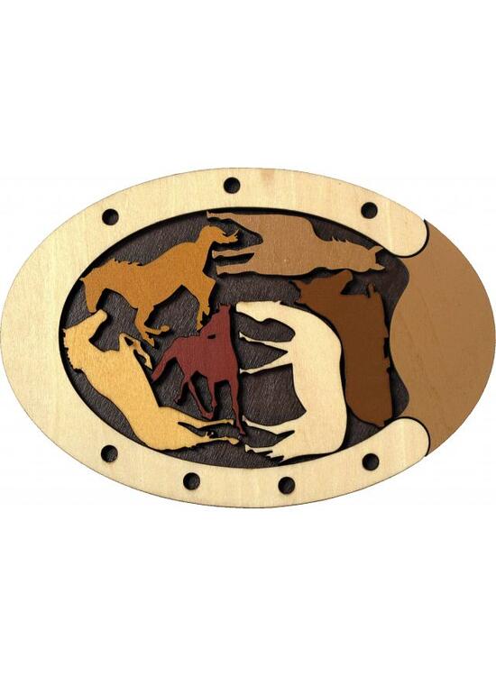 Copertă produs Puzzle Logic Cu Animale Constantin - Wild Horses - gallery big 1