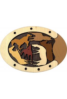 Copertă produs Puzzle Logic Cu Animale Constantin - Wild Horses