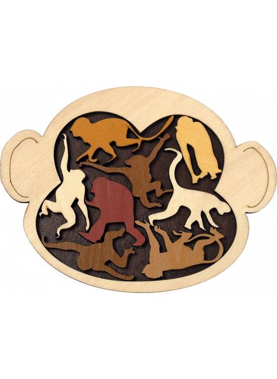 Copertă produs Puzzle Logic Cu Animale Constantin - Monkey Madness - gallery big 1