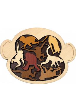 Copertă produs Puzzle Logic Cu Animale Constantin - Monkey Madness