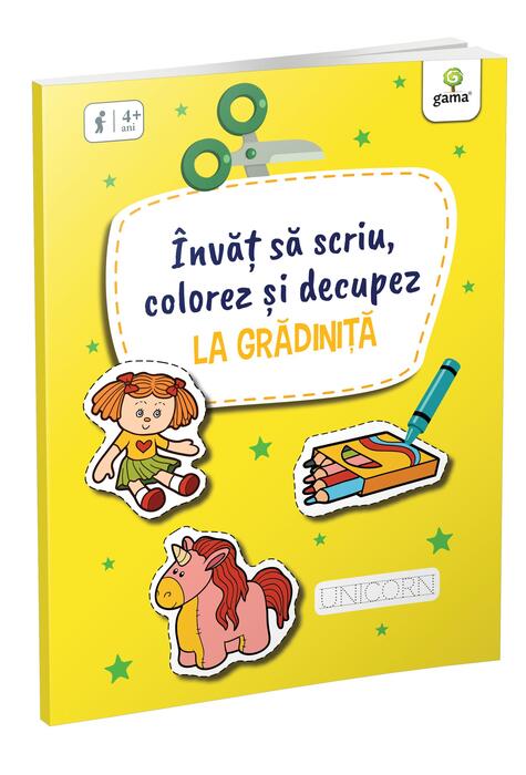 Copertă produs &Icirc;nvăț să scriu, colorez și decupez la Grădiniță