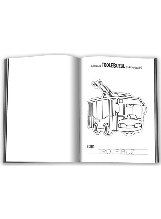 Copertă produs &Icirc;nvăț să scriu, colorez și decupez. Vehicule - gallery big 2