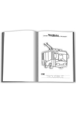 Copertă produs &Icirc;nvăț să scriu, colorez și decupez. Vehicule