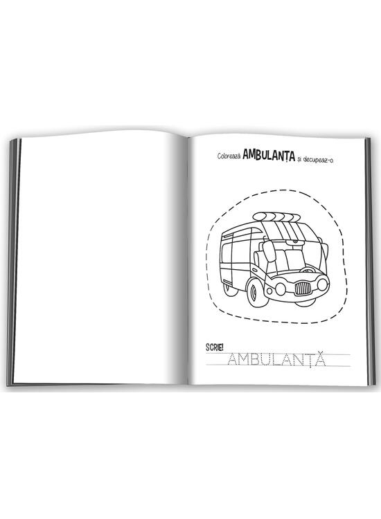 Copertă produs &Icirc;nvăț să scriu, colorez și decupez. Vehicule - gallery big 3