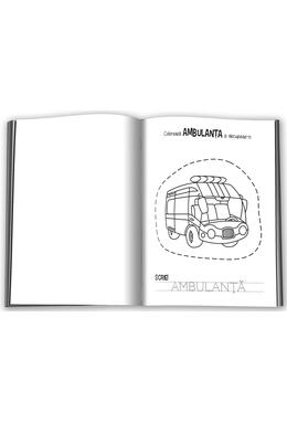 Copertă produs &Icirc;nvăț să scriu, colorez și decupez. Vehicule