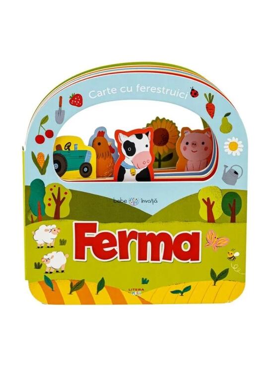 Copertă produs Bebe &icirc;nvață. Ferma. Carte cu ferestruici - gallery big 1